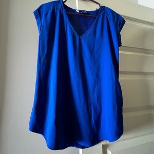 Express blue chiffon top. Small